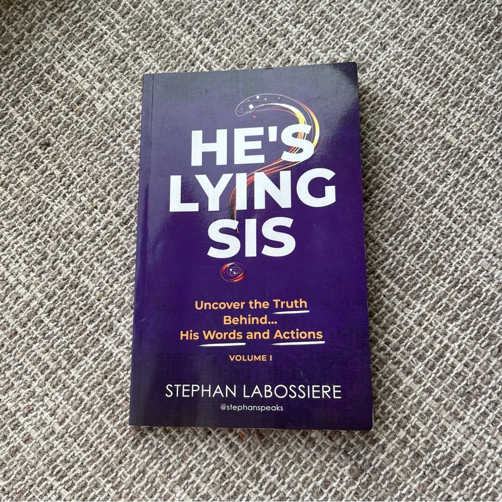 He's Lying Sis Book